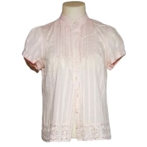 Lucy & Laurel Pink Top Sz Med